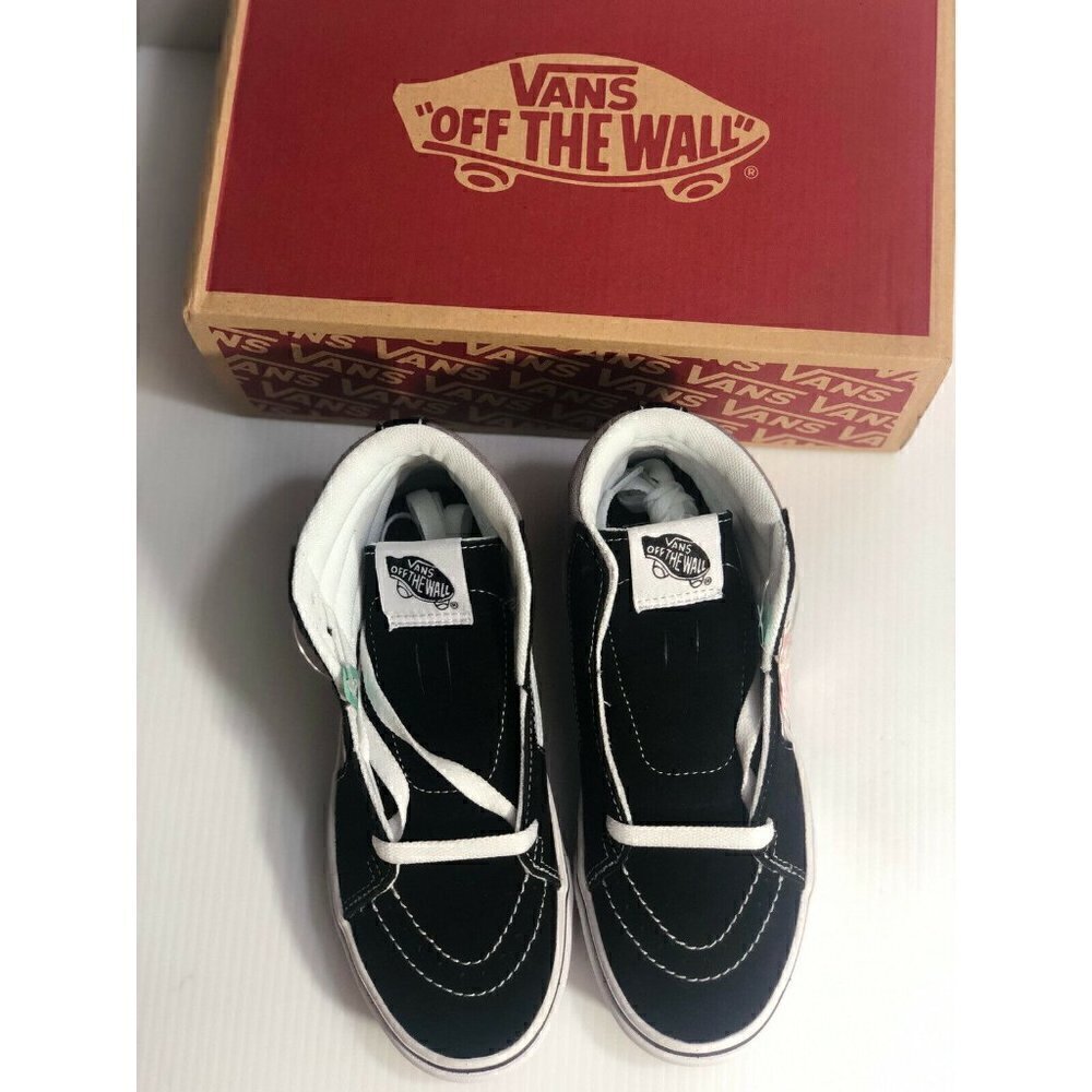 New Vans Toddler Comfycush Sk8-Hi Tape Mix lack Fr - Picture 8 of 12